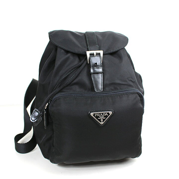 楽天市場】プラダ リュック ブラック 黒 バックパック PRADA 美品 ミニ