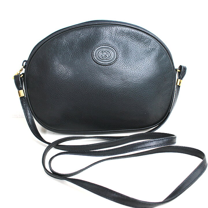 楽天市場】グッチ ショルダーバッグ GUCCI ポシェット 紺 ネイビー  