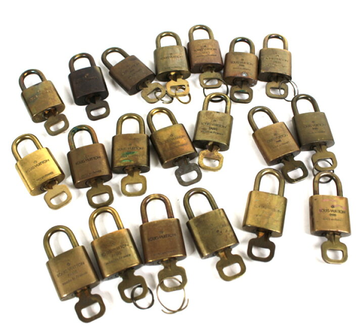 楽天市場】ルイヴィトン カデナ 南京錠 おまとめ 鍵 パドロック LV  