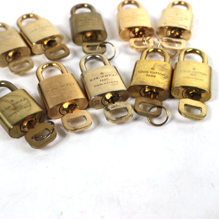 楽天市場】ルイヴィトン カデナ 南京錠 おまとめ 鍵 パドロック LV  