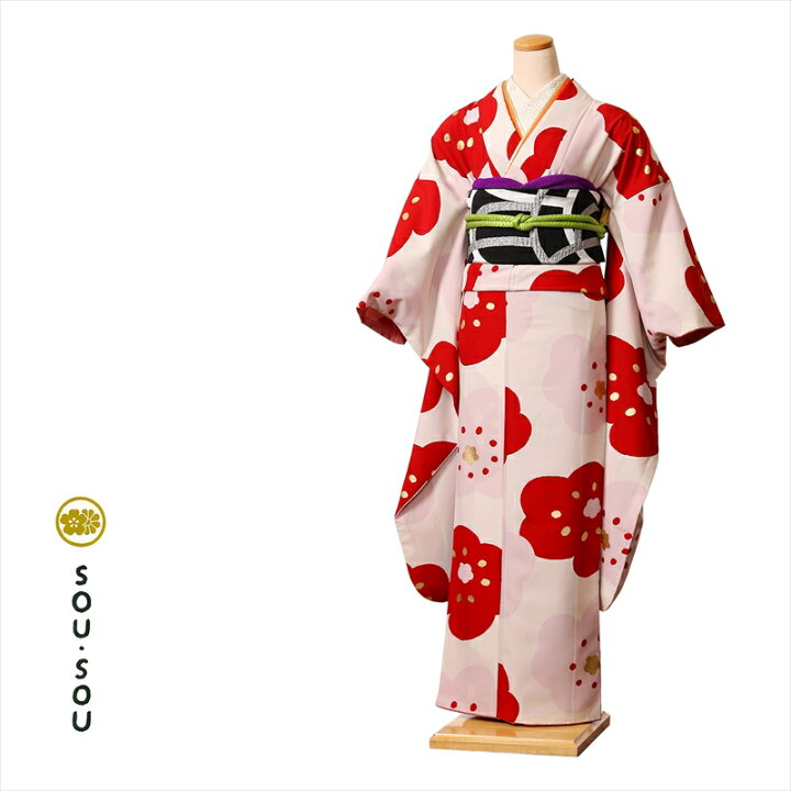楽天市場】【レンタル】SOU・SOU 振袖レンタルフルセット8SACB-66 着物 