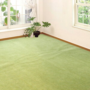 カーペット ラグ 国産 8畳 352×352cm 江戸間 抗菌 防臭 オールシーズン 無地 ホットカーペット対応 ラグマット ペット対応 爪 猫 犬 セルフカット フリーカット 裏加工 八畳 / カットパイル /