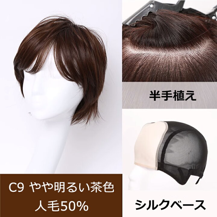 楽天市場】【返品交換OK！送料無料】医療用 人毛ウィッグ 人毛 フル 