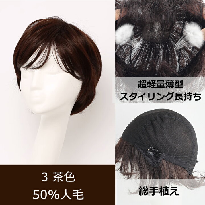 楽天市場】【返品交換OK！送料無料】医療用 人毛ウィッグ 人毛 フル 