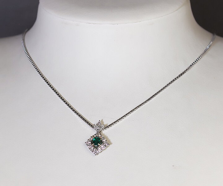 楽天市場】【中古】ポーラ PT/750YG エメラルド ダイヤモンド  