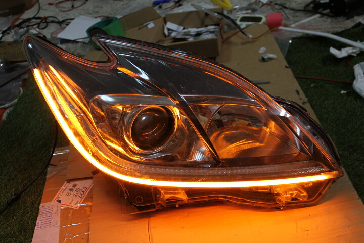 楽天市場】プリウス30用 シーケンシャルウインカー 前期後期 LEDヘッド 
