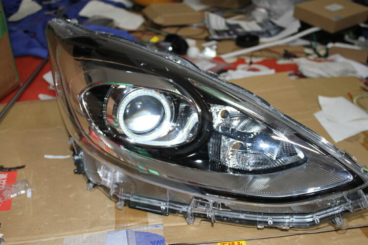 楽天市場】☆アクア10 後期ハロゲンヘッドライト用 SMD LED イカリング  