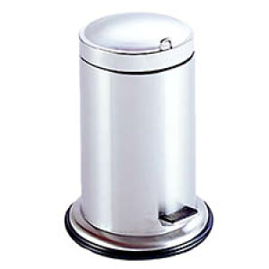 テラモト 蓋つまみ付ペダルボックス 3L 業務用 衛生容器