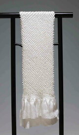 振袖用正絹総絞り帯揚げ 貝絞り　エバース染　金ラメ入り　未使用　2006　クリックポスト発送　送料無料