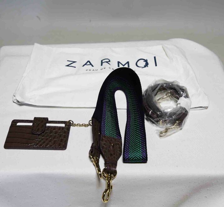 楽天市場】ザルモイ ZARMOI カイマン クロコダイル ハンドバッグ 2WAY 