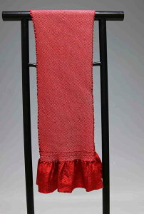 振袖用正絹総絞り帯揚げ(四つ巻き) 訳あり品3017 クリックポスト発送 送料無料