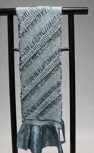 振袖用正絹総絞り帯揚げ 四つ巻き・貝絞り T7533 クリックポスト発送 送料無料