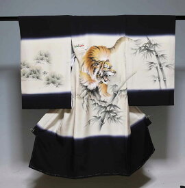 お宮参り祝着物（うぶぎ 　掛け着物）男の子　　虎　3001