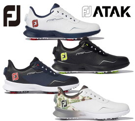 フットジョイ メンズ ゴルフシューズ ソフトスパイク FJ アタック ボア 53380 53377 53378 53390 FOOTJOY FJ ATAK BOA Boa幅：W 3E相当 2023年継続モデル