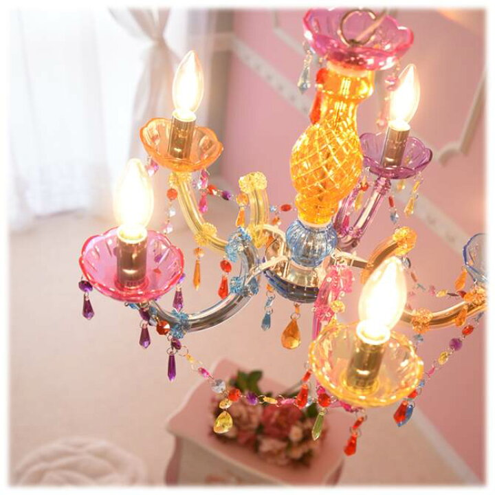 楽天市場】＼スーパーセール／☆56%OFF☆ シャンデリア LED電球付き 5 