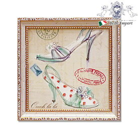 ＼初売り／【10％OFFクーポン】 ミニゲルアート バーバラ リンドナー 「 オー ララ シュー 」 インテリア雑貨 小物 アート額 アートフレーム 壁掛け 壁飾り 卓上 かわいい おしゃれ