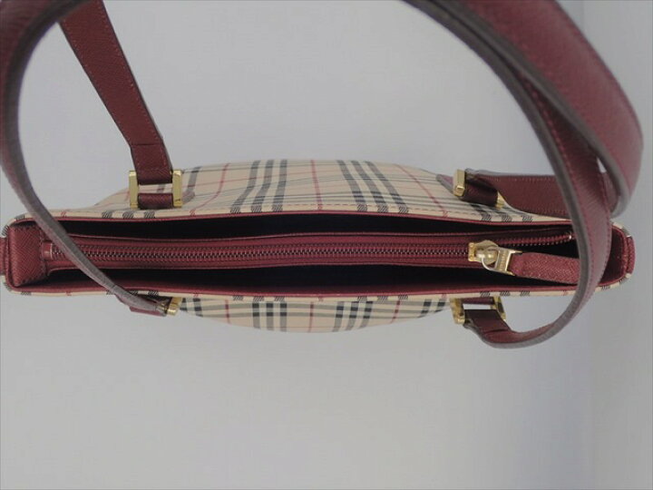 楽天市場】【中古】 BURBERRY バーバリー バケツ型 トートバッグ 