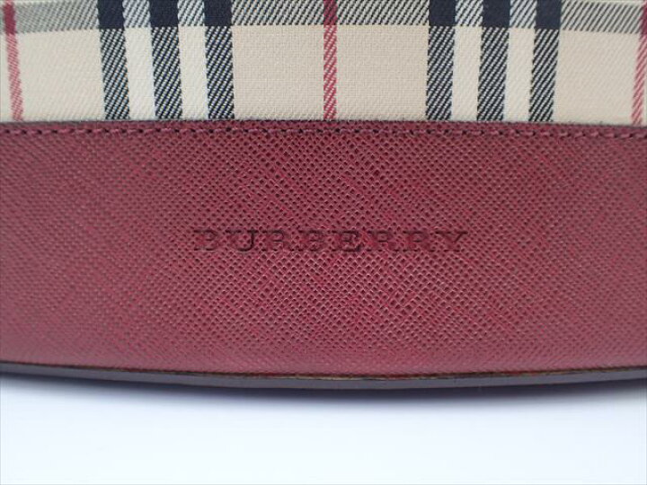 楽天市場】【中古】 BURBERRY バーバリー バケツ型 トートバッグ 