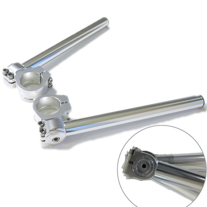 ホンダ（HONDA） 33mm 33パイ アルミ削り出し セパレートハンドル/セパハン キット シルバー 銀 ホークCB250T スーパーホーク  GB250クラブマン CB250RS CB250RSZ : バイクパーツ通販ショップ ライズ - 通販 - Yahoo!ショッピング 33mm 33パイ アルミ削り出し セパレートハンドル/セパハン シルバー 銀 角度調整可能 LOWタイプ Z250FS Z250FT ホークCB250T スーパーホーク  GB250クラブマン