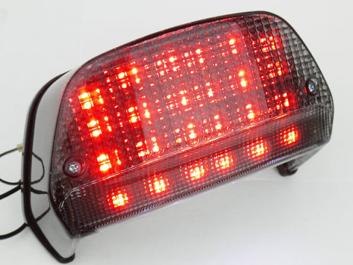 楽天市場】ゼファー400χ用 LEDテールランプ スモークレンズ 96- バイク 