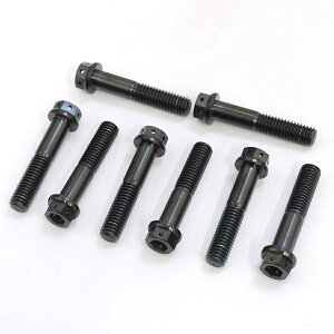 WR250R/X用 64チタン製 フォーク クランプ ボルトセット 上下ステムボルト チタンボルト 焼き色/ナチュラル/ブラック/ブルー