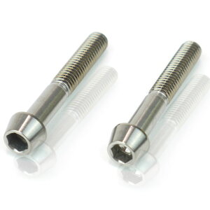 64�`�^���{���g �e�[�p�[�L���b�v M6 × 40mm P1.0 �Ă��F�Ȃ� Ti - 6Al - 4V Titanium 64�`�^������