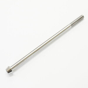 64チタンボルト テーパーキャップ M6 × 120mm P1.0 焼き色なし Ti - 6Al - 4V Titanium 64チタン合金