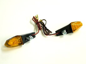 LEDライトアングルウインカー オレンジ バイク オートバイ