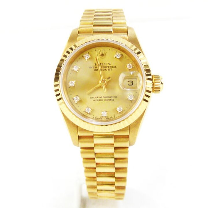 楽天市場】【ROLEX ロレックス】美品 69178G デイトジャスト N番 18K 