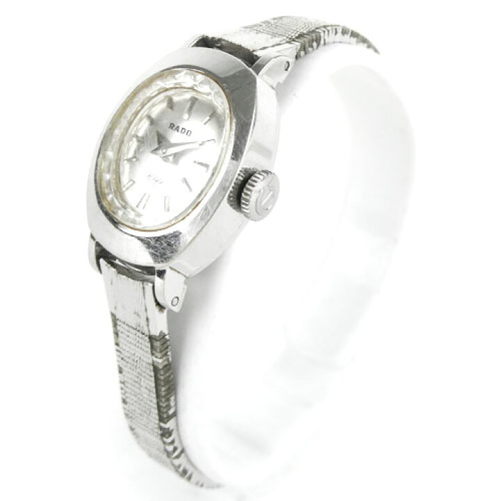 楽天市場】【RADO ラドー】 ELFE エルフ 585 K14WG シルバー文字盤 手 