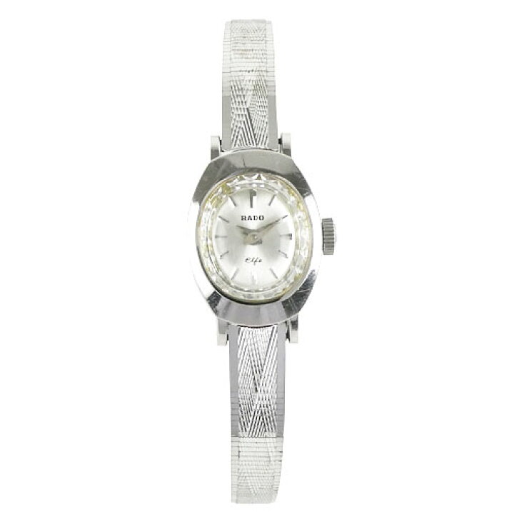 楽天市場】【RADO ラドー】 ELFE エルフ 585 K14WG シルバー文字盤 手  