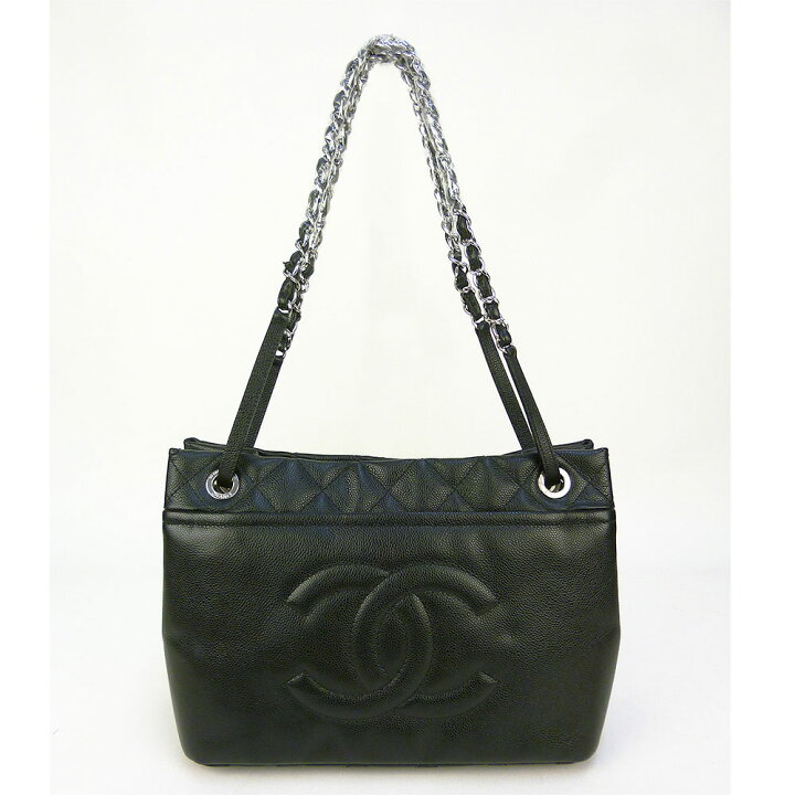 楽天市場】【CHANEL シャネル】美品 マトラッセ キャビアスキン トート  