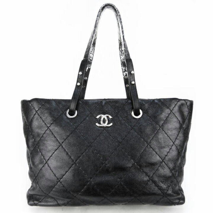 楽天市場】【CHANEL シャネル】美品 ココマーク マトラッセ トート 
