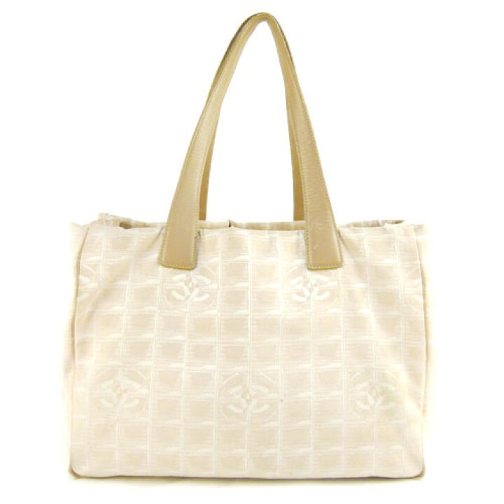 楽天市場】【CHANEL シャネル】 ニュートラベルライン ベージュ トート 
