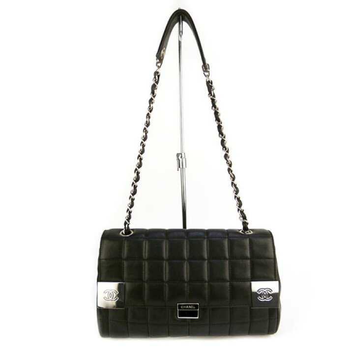 楽天市場】【CHANEL シャネル】美品 ラムスキン チョコバー チェーン 