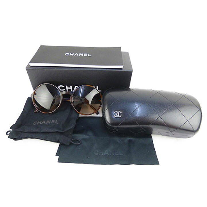 楽天市場】【CHANEL シャネル】超美品 C.1295/S5 丸レンズ 