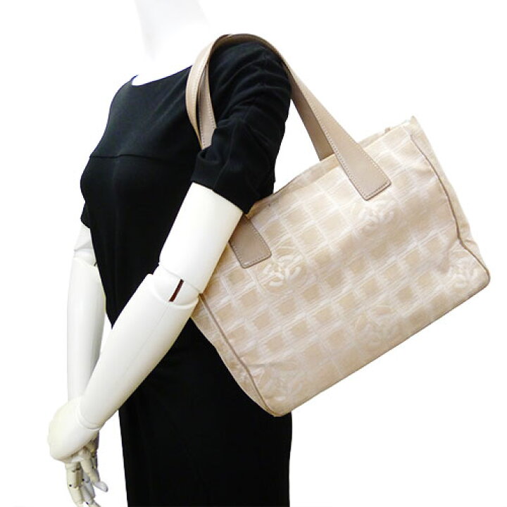 楽天市場】【CHANEL シャネル】良品 ニュートラベルライン PM トート 