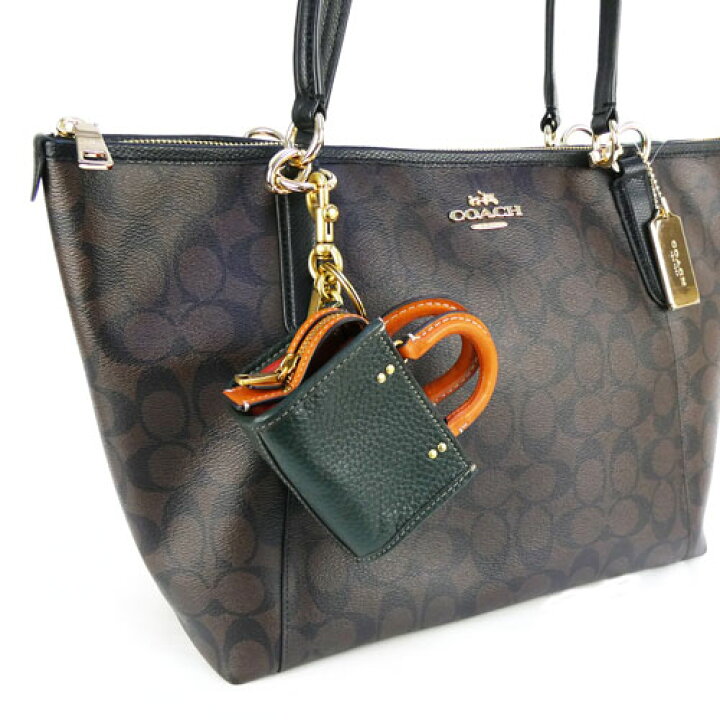 楽天市場】【COACH コーチ】美品 ミニローグ バッグ型 チャーム  