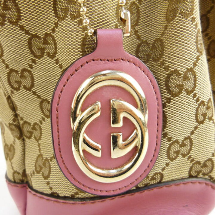 楽天市場】【GUCCI グッチ】美品 スーキー GGキャンバス 2WAY 
