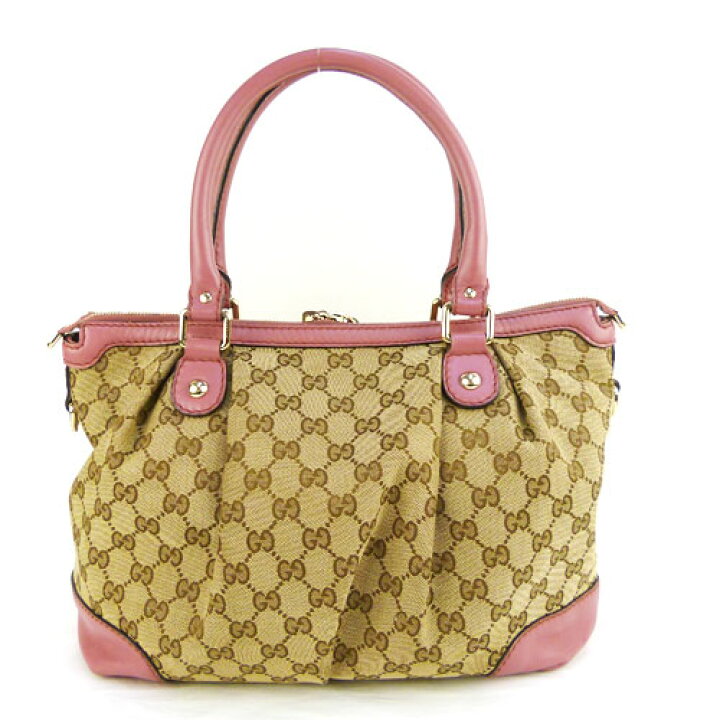 楽天市場】【GUCCI グッチ】美品 スーキー GGキャンバス 2WAY 