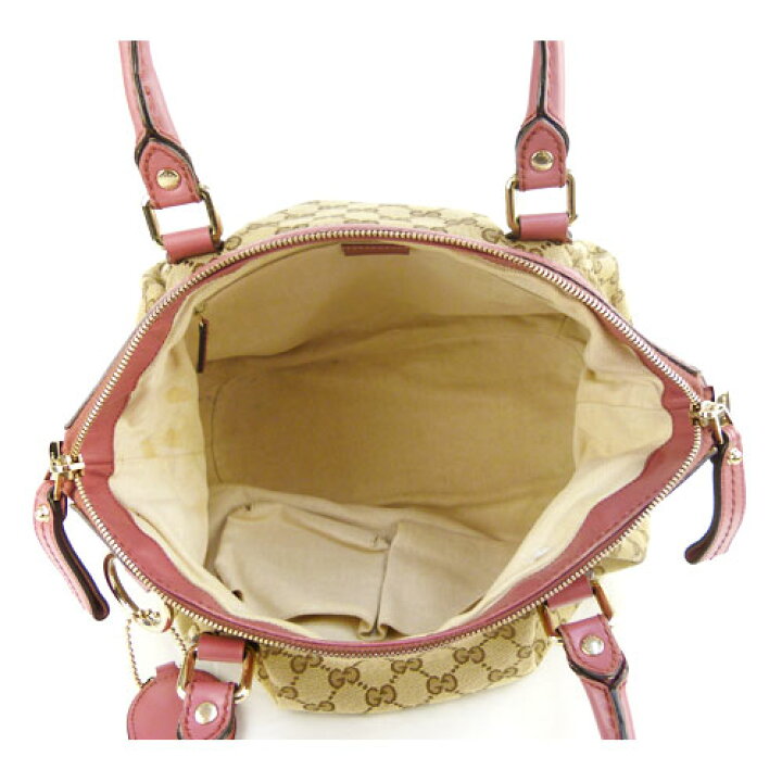 楽天市場】【GUCCI グッチ】美品 スーキー GGキャンバス 2WAY 