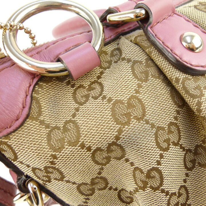 楽天市場】【GUCCI グッチ】美品 スーキー GGキャンバス 2WAY 