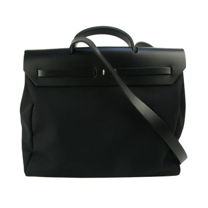 楽天市場】【HERMES エルメス】美品 エールバッグMM ブラック □E刻印 