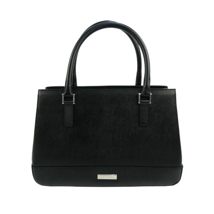 楽天市場】【BURBERRY バーバリー】美品 KZ403209 牛革ハンドバッグ 黒 