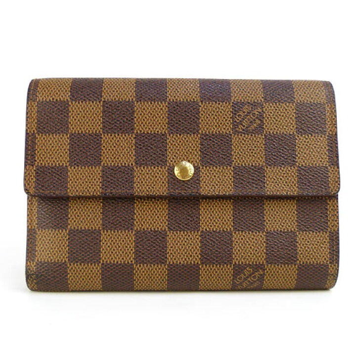 楽天市場】【LOUIS VUITTON ルイ・ヴィトン】美品 N61202 三つ折り財布  