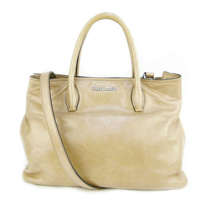 楽天市場】【miumiu ミュウミュウ】良品 RN1047 VITELLO SHINE F0770 