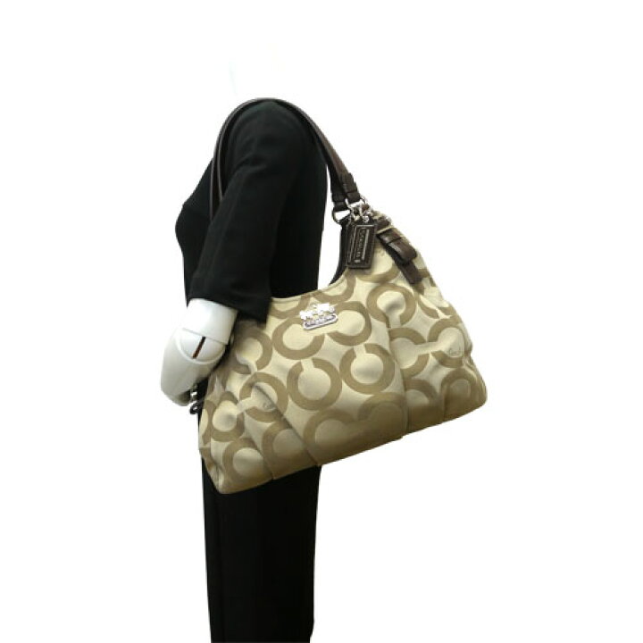 楽天市場】【COACH コーチ】美品 17689 マディソン オプアート サテン 