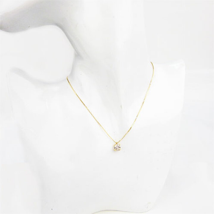楽天市場】【美品】K18 1粒 ダイヤ ネックレス ダイヤ 1.00ct 1 