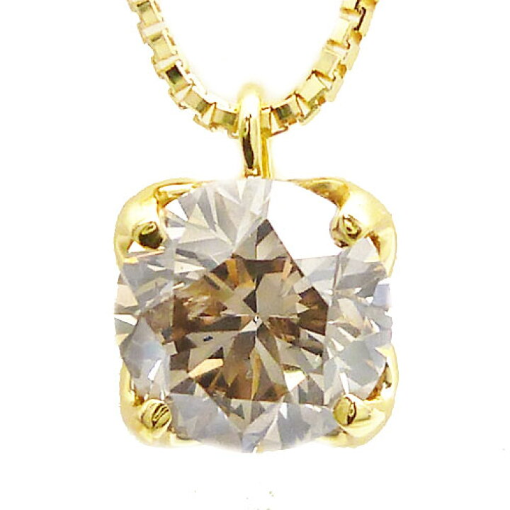 楽天市場】【美品】K18 1粒 ダイヤ ネックレス ダイヤ 1.00ct 1 