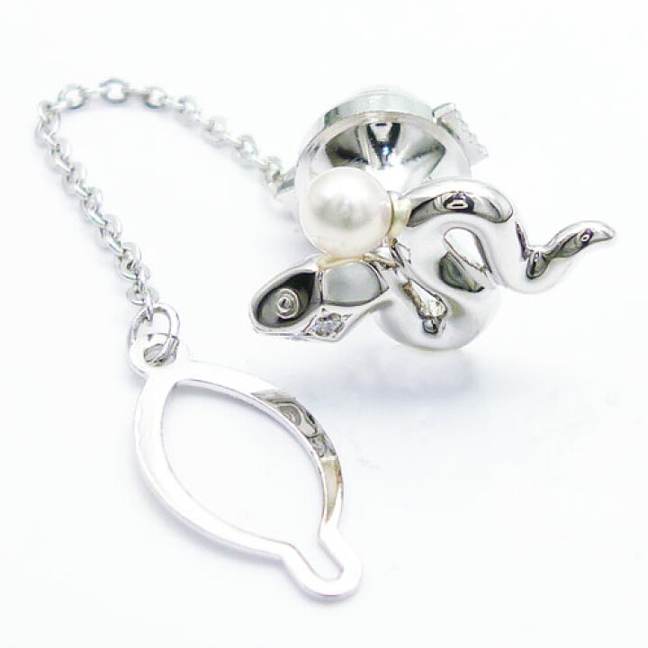 楽天市場】【MIKIMOTO ミキモト】美品 K18WG パール 4.6mm ピン 
